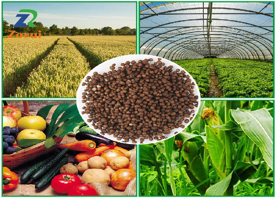 좋은 가격 CAS 7783-28-0 다이아모늄 인산화물 / DAP 브라운 곡물 비료 NPK 18-46-0 21-53-0 온라인으로